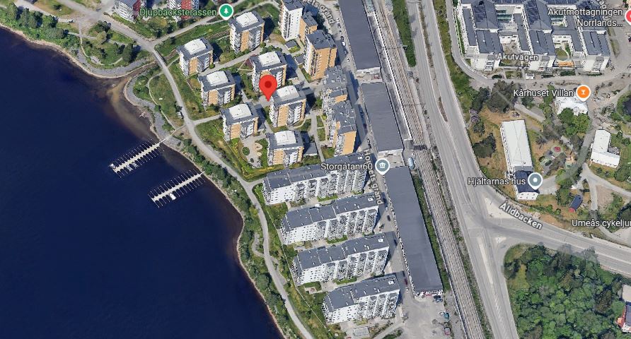 Fimp bakom brand i Umeå