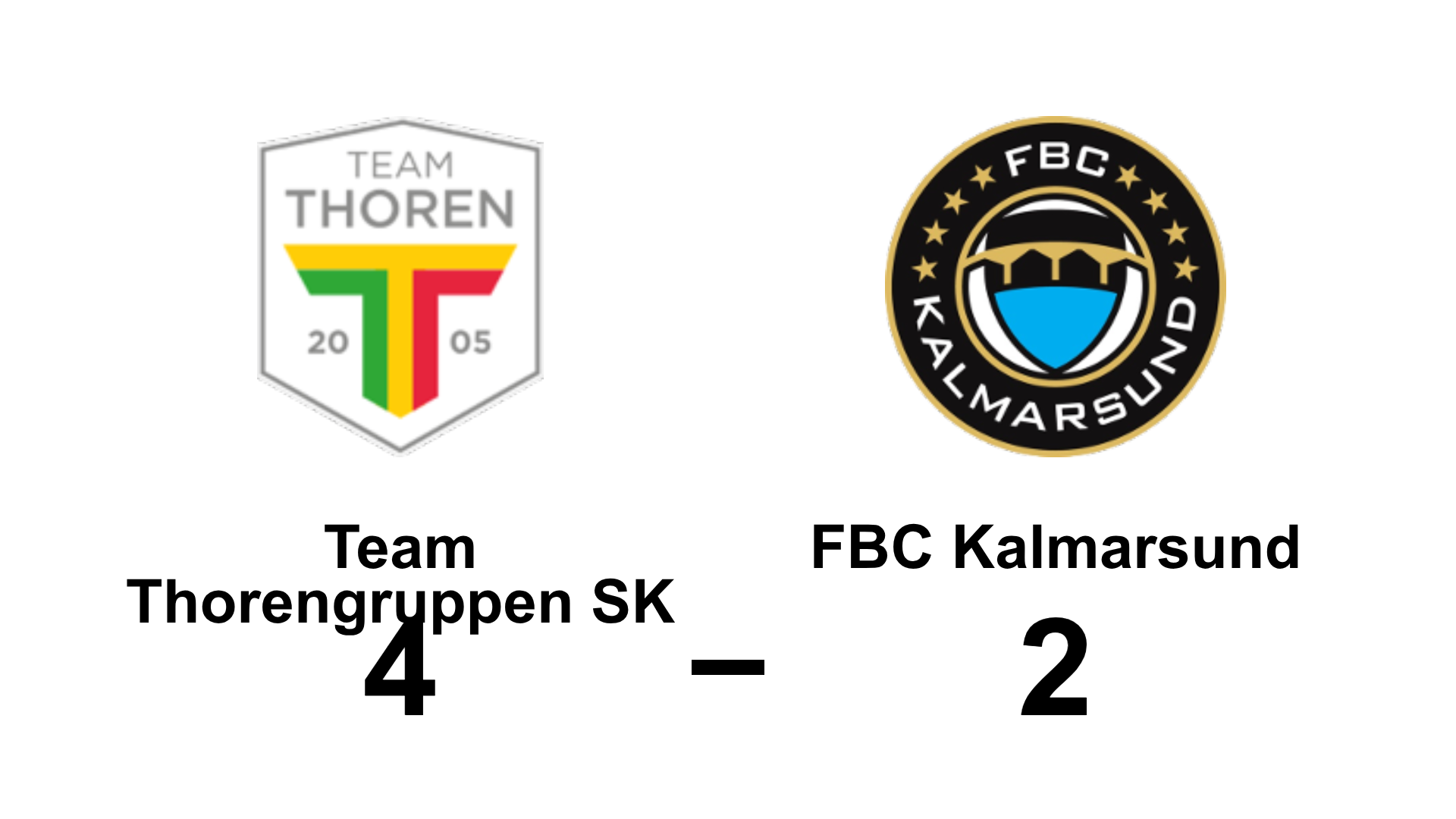 Team Thorengruppen SK mästare efter segern mot FBC Kalmarsund