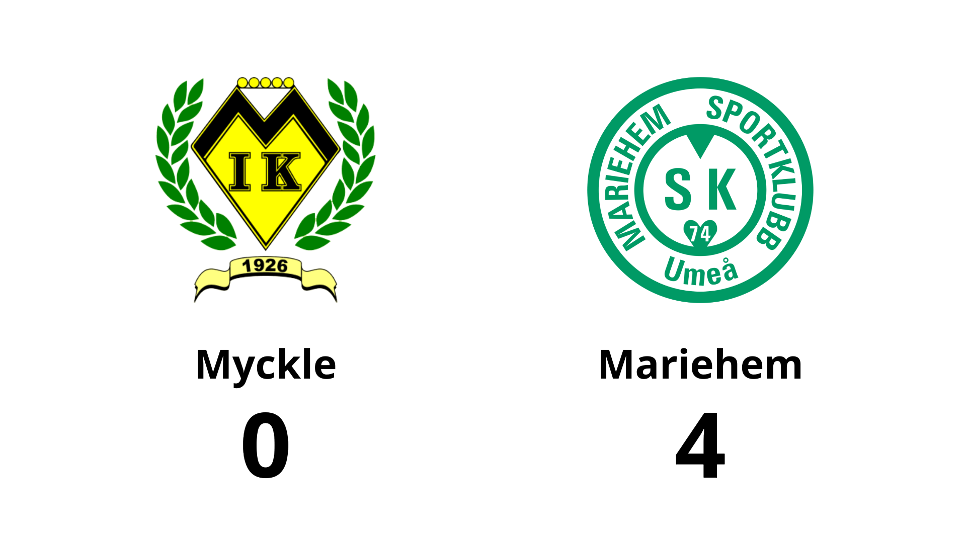Mariehem ny serieledare i division 4 Västerbotten herr efter seger