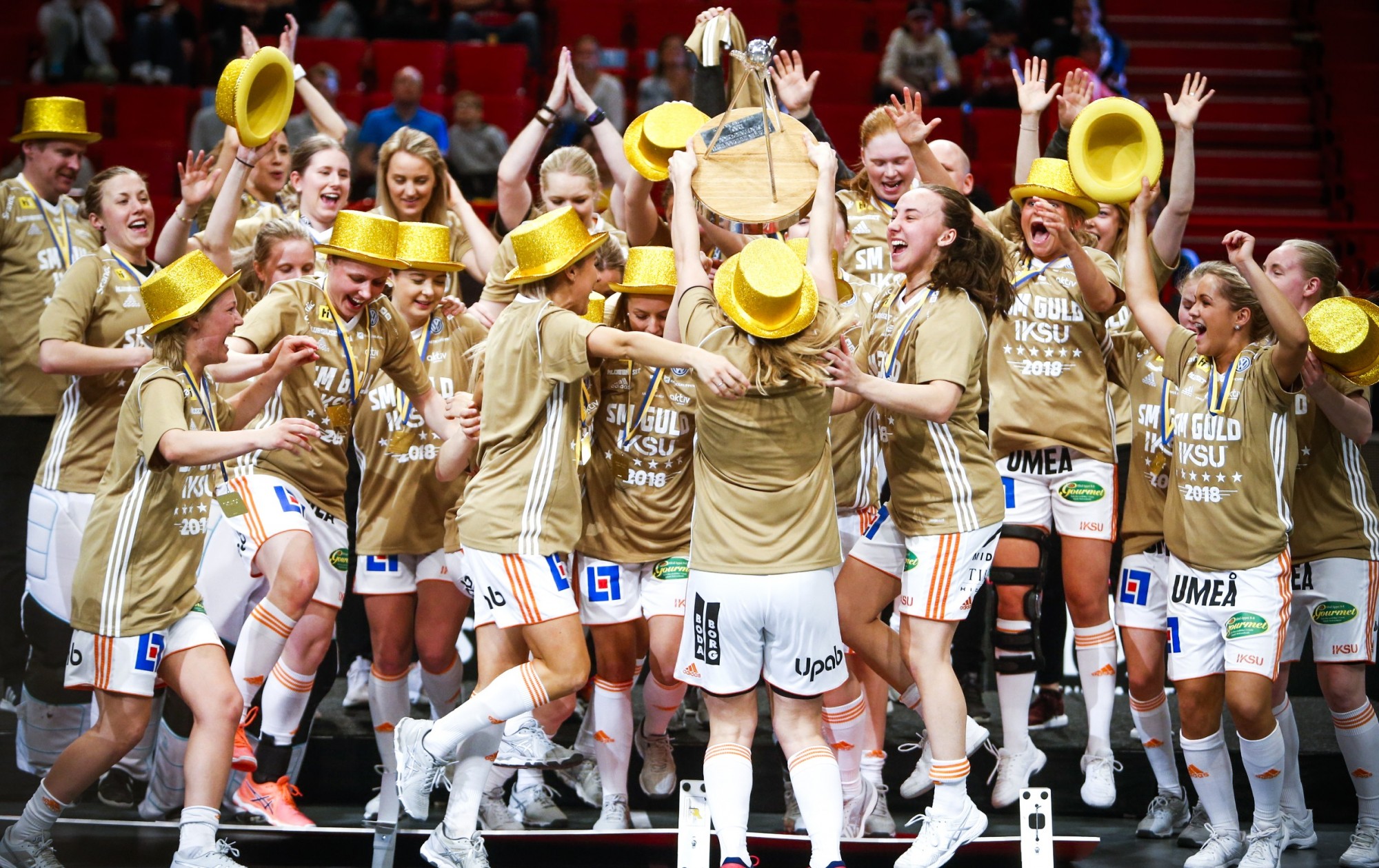 Umeåfinal - då hyllas guldlag