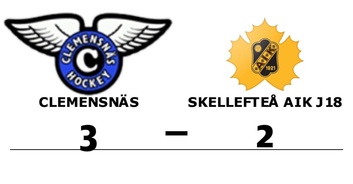 Uddamålsseger när Clemensnäs besegrade Skellefteå AIK J18