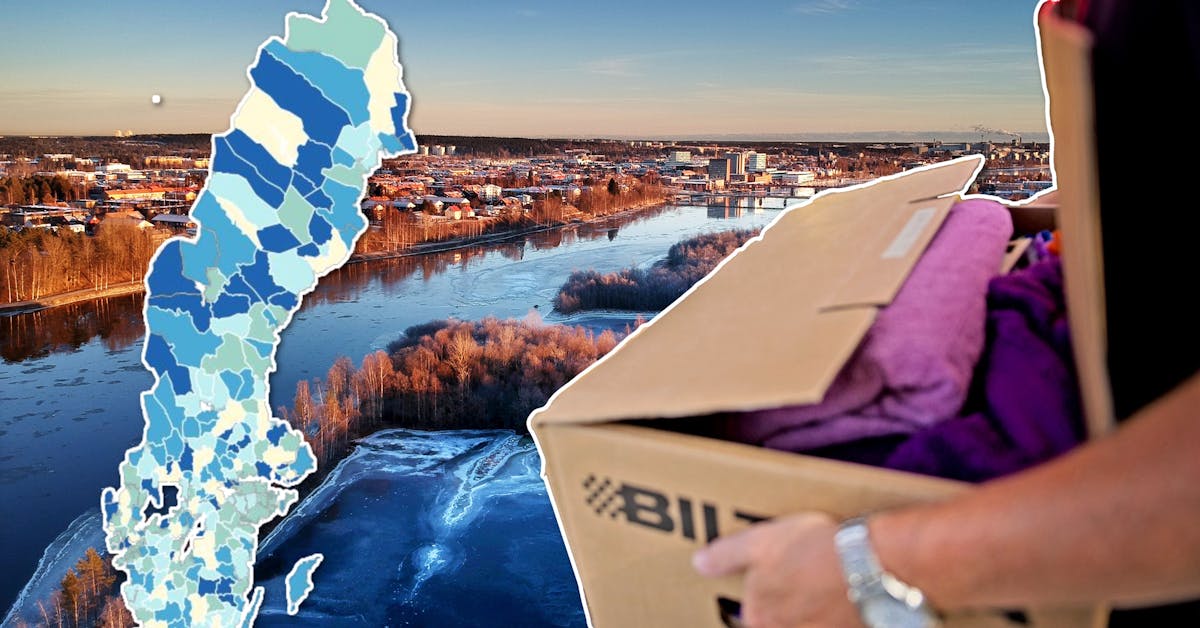 Prognosen: Färre flyttar till Umeå – och fler till Skellefteå