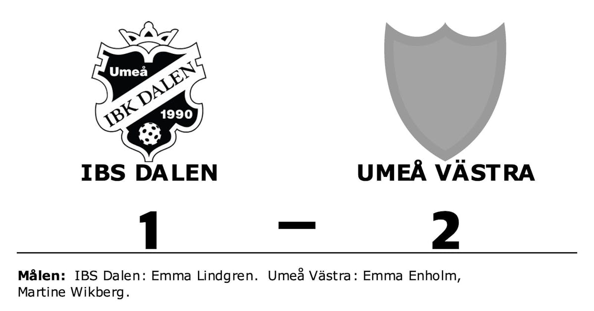Tre poäng till Umeå Västra efter avgörande i slutperioden