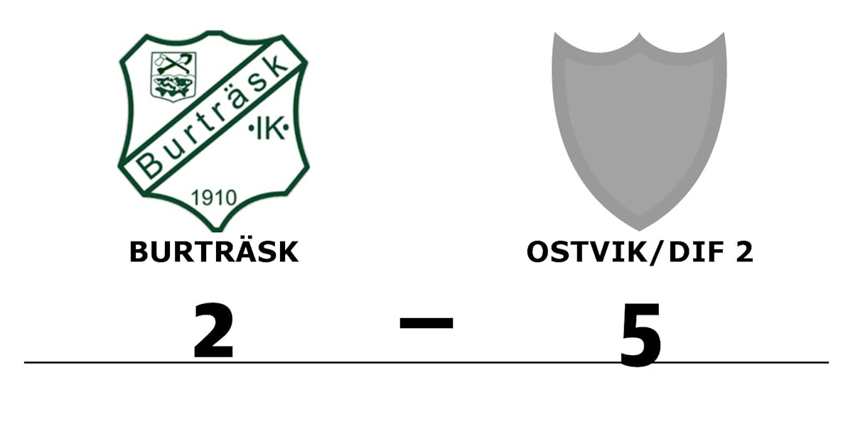 Ostvik/DIF 2 tog rättvis seger mot Burträsk