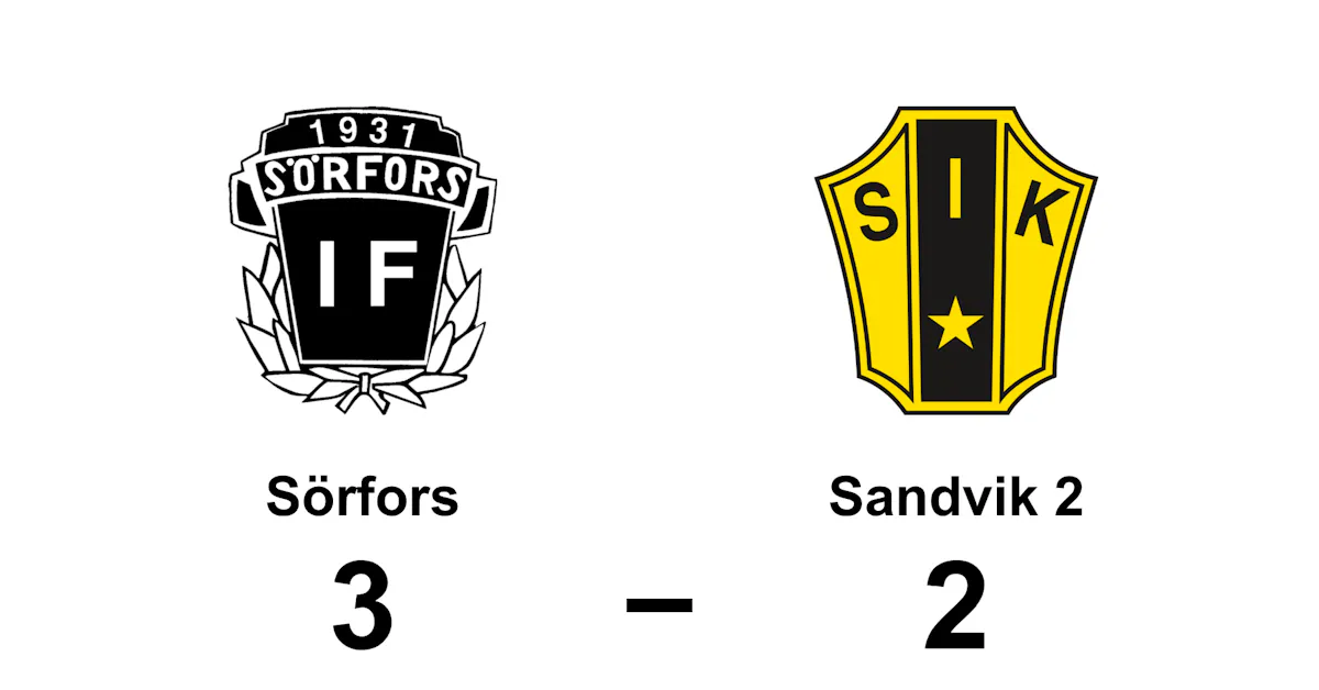Sörfors segerrad mot Sandvik 2