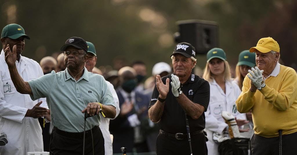 Legendaren Elder hyllad när US Masters startade