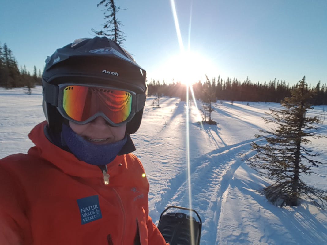 Per-Olov Wikberg är handläggare på Naturvårdsverket och är själv skoterentusiast.