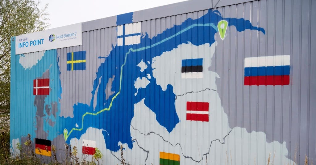 Inga sanktioner mot Nord Stream 2 från USA