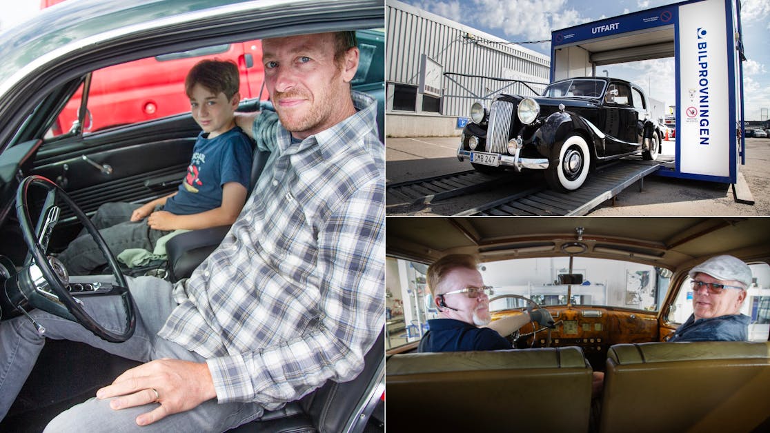 Bilder: Rariteter och älskade bruksbilar på frivillig besiktning