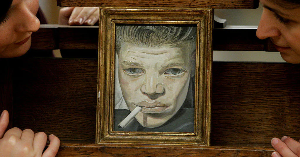 Sällsynt Lucian Freud-tavla på auktion