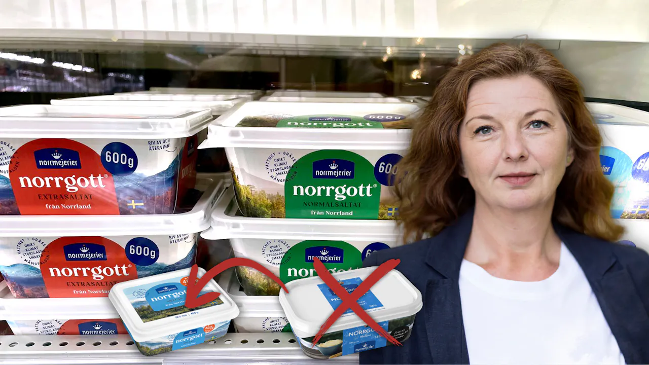 Därför gör Norrmejerier om smöret
